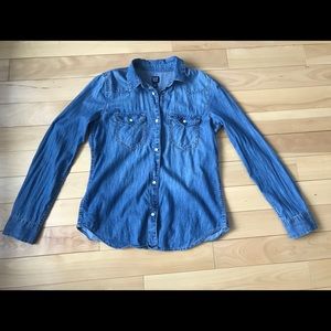 Jeans button down shirt from Gap